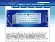 Tablet Screenshot of jocse.org